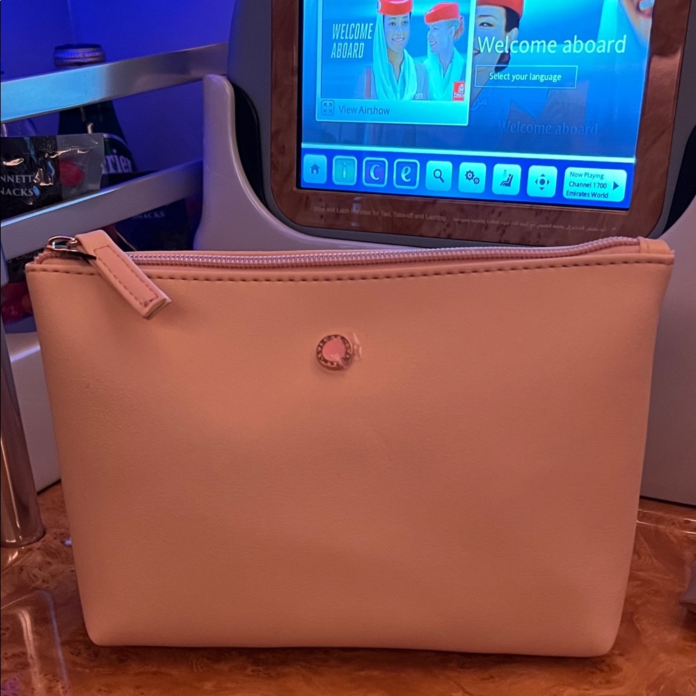 NWT -Emirates BVLGARI Amenity Cosmetic Bag